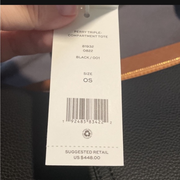 NWT Tory Burch Perry compartment tote - Picture 4 of 5